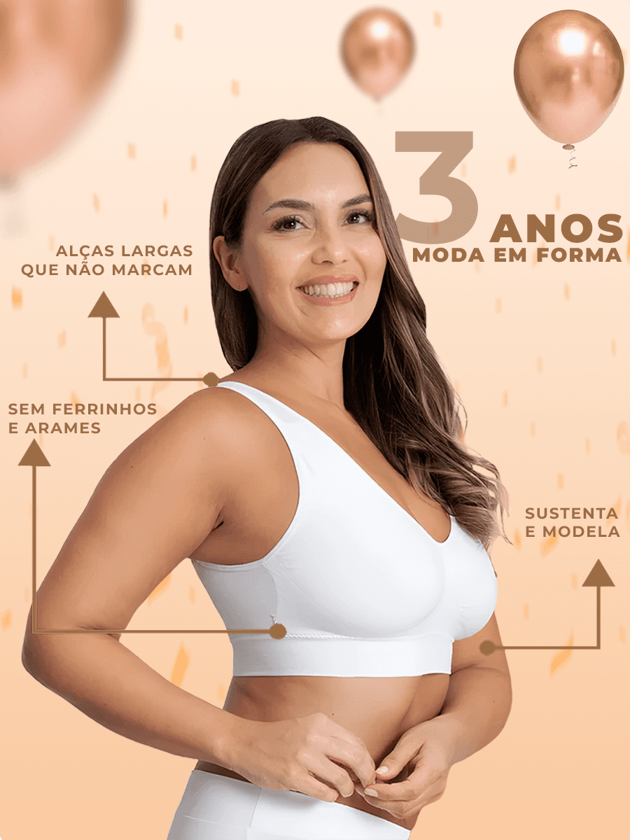 (Compre 1 Leve 3) Confort Milena - Queima de Estoque + Envio Grátis - Moda em Forma